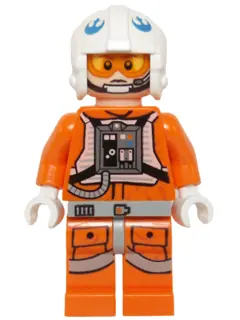 SW0597:  Snowspeeder Pilot - White Helmet, Headset