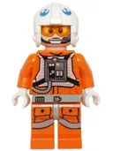 Minifigurka: SW0597:  Snowspeeder Pilot - White Helmet, Headset