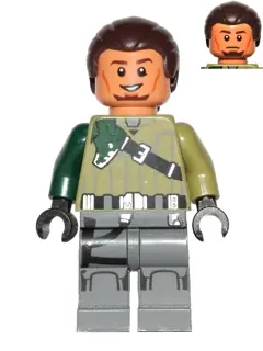 SW0602:  Kanan Jarrus - Dark Brown Hair and Eyebrows