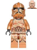 Minifigurka: SW0606:  Clone Trooper (Phase 2) - Geonosis Camouflage, Scowl