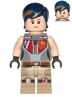 SW0616:  Sabine Wren - Dark Blue Hair with Orange Highlights