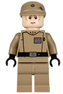 Minifigurka: SW0623:  Imperial Officer (Captain / Commandant / Commander) - Dark Tan Uniform