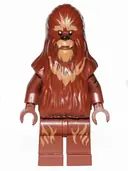 Minifigurka: SW0627:  Wookiee - Reddish Brown with Dark Tan Fur, Printed Legs, Band on Left Arm