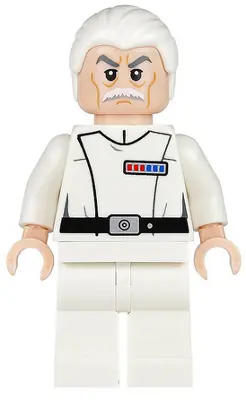 SW0633:  Admiral Wullf Yularen - White Uniform, White Combed Hair (Colonel)