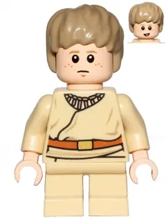 SW0640:  Anakin Skywalker - Short Legs, Short Tousled Hair, Belt with Pouches on Back