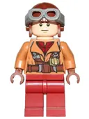 Minifigurka: SW0641:  Naboo Fighter Pilot - Medium Nougat Jacket