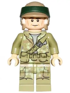 SW0645:  Endor Rebel Trooper - Olive Green