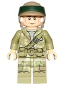 Minifigurka: SW0645:  Endor Rebel Trooper - Olive Green
