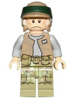 SW0646:  Endor Rebel Trooper - Dark Tan Vest, Tan Beard (Commander Rex)