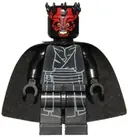 Minifigurka: SW0650:  Darth Maul - Horns and Cape, Printed Legs