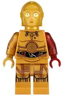 Minifigurka: SW0653:  C-3PO - Dark Red Arm