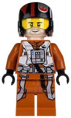 SW0658:  Poe Dameron (Pilot Jumpsuit, Helmet)
