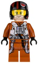 Minifigurka: SW0658:  Poe Dameron (Pilot Jumpsuit, Helmet)
