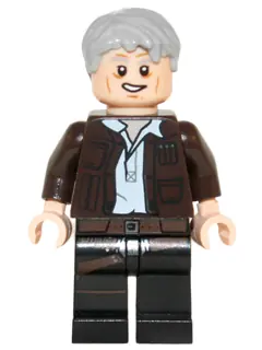 SW0675:  Han Solo, Old (Lopsided Grin)