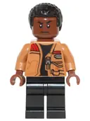 Minifigurka: SW0676:  Finn - Medium Nougat Jacket, Black Legs