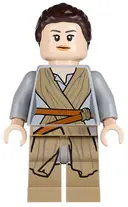 Minifigurka: SW0677:  Rey - Dark Tan Tied Robe