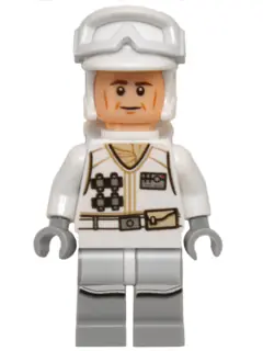 SW0678:  Hoth Rebel Trooper White Uniform (Cheek Lines)