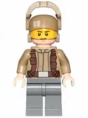 Minifigurka: SW0697:  Resistance Trooper - Dark Tan Jacket, Frown, Furrowed Eyebrows
