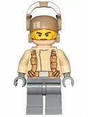 Minifigurka: SW0698:  Resistance Trooper - Tan Jacket, Frown, Cheek Lines