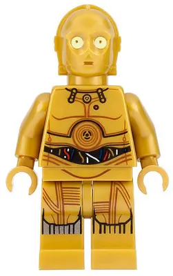 SW0700:  C-3PO - Colorful Wires, Printed Legs
