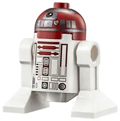 SW0706:  Astromech Droid, R4-P17 - Silver Band Around Dome, Black Outline Rectangles