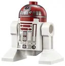 Minifigurka: SW0706:  Astromech Droid, R4-P17 - Silver Band Around Dome, Black Outline Rectangles