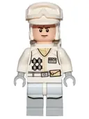Minifigurka: SW0708:  Hoth Rebel Trooper White Uniform (Frown)
