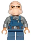 Minifigurka: SW0710:  Ugnaught - Dark Blue Overalls and Short Legs