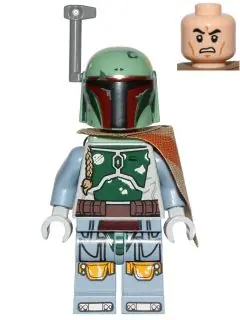 SW0711:  Boba Fett - Pauldron Cloth with Dark Orange Stripe Pattern