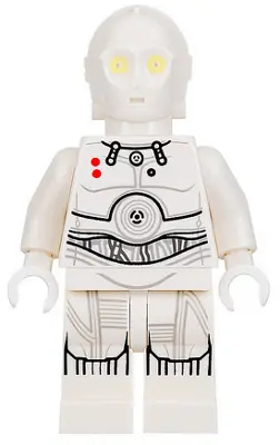 SW0725:  K-3PO - Printed Legs, Bright Light Yellow Eyes