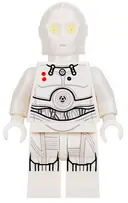 Minifigurka: SW0725:  K-3PO - Printed Legs, Bright Light Yellow Eyes