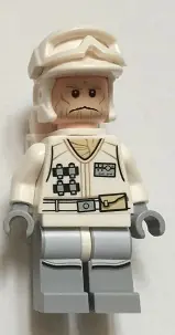 SW0734:  Hoth Rebel Trooper White Uniform (Tan Beard, Backpack)