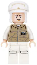 Minifigurka: SW0735:  Hoth Rebel Trooper Dark Tan Uniform (Frown)