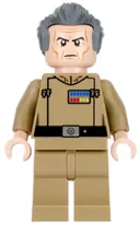Minifigurka: SW0741:  Grand Moff Wilhuff Tarkin - Dark Tan Uniform