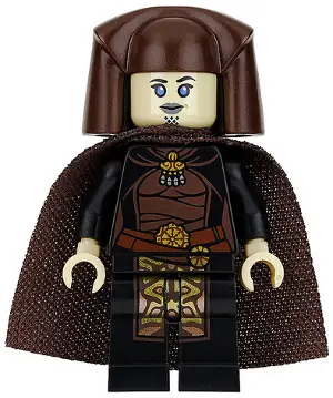 SW0745:  Luminara Unduli - Dark Brown Headgear, Cape