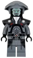Minifigurka: SW0747:  Imperial Inquisitor Fifth Brother - Dark Bluish Gray Uniform