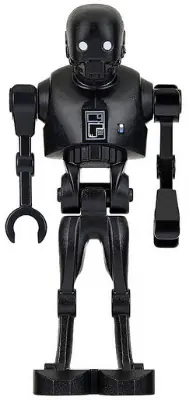 SW0782:  K-2SO Droid - Dark Bluish Gray and Silver Chest Panel