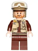 Minifigurka: SW0804:  Rebel Trooper - White Goggles, Dark Tan Helmet, Medium Nougat Beard (Corporal Rostok)
