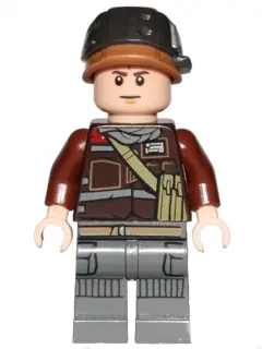 SW0805:  Rebel Trooper - Light Nougat Head, Helmet with Pearl Dark Gray Band (Private Calfor)