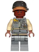Minifigurka: SW0806:  Rebel Trooper - Reddish Brown Head, Helmet with Pearl Dark Gray Band (Corporal Tonc)