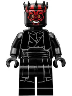 SW0808:  Darth Maul - Horns, Printed Legs, Open Mouth