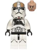 Minifigurka: SW0837:  Clone Trooper Gunner (Phase 2) - Scowl