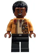 Minifigurka: SW0858:  Finn - Medium Nougat Worn Jacket, Pearl Dark Gray Legs with Holster