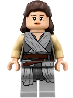 SW0866:  Rey - Light Bluish Gray Tied Robe