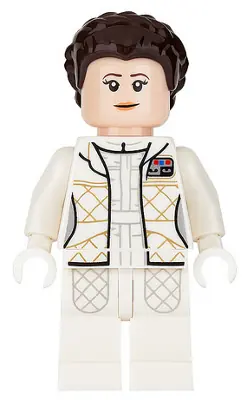 SW0878:  Princess Leia - Hoth Outfit, White Jacket, Smile / Breathing Mask