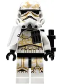 Minifigurka: SW0894:  Sandtrooper (Sergeant) - White Pauldron, Ammo Pouch, Dirt Stains, Survival Backpack