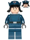 Minifigurka: SW0901:  Rose Tico - Dark Blue First Order Officer Disguise, Hat with Hair