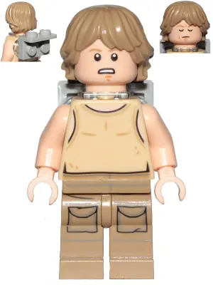 SW0907:  Luke Skywalker (Dagobah, Tan Tank Top, Backpack)