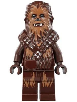 SW0922:  Chewbacca - Dark Brown, Medium Nougat Fur, Crossed Bandoliers