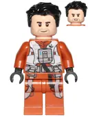 Minifigurka: SW0931:  Poe Dameron (Pilot Jumpsuit, Hair Swept Left Tousled)
